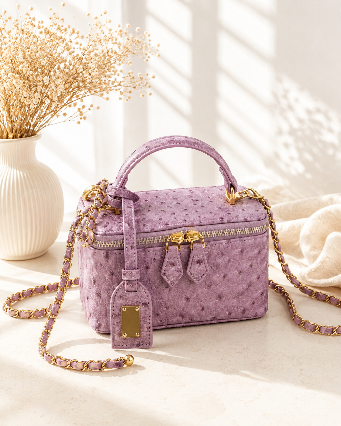 Lilac Vanity Bag