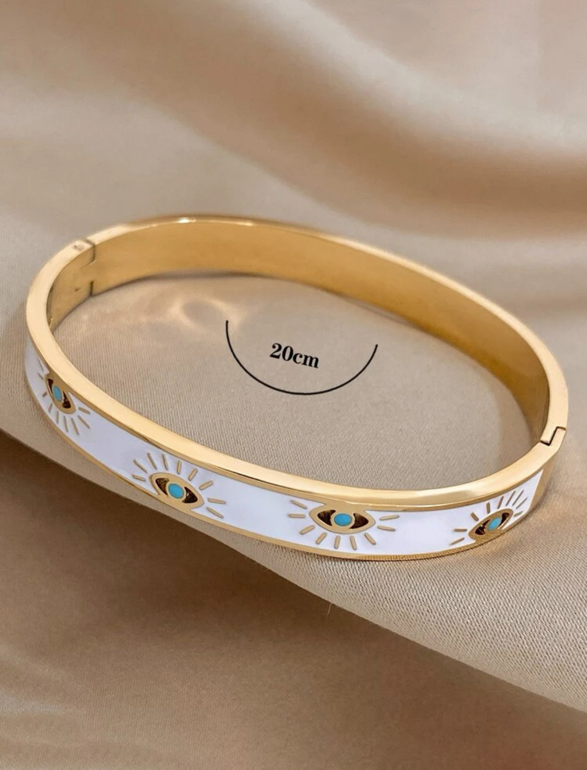 Turkish Evil Eye Bangle – Protection and Elegance