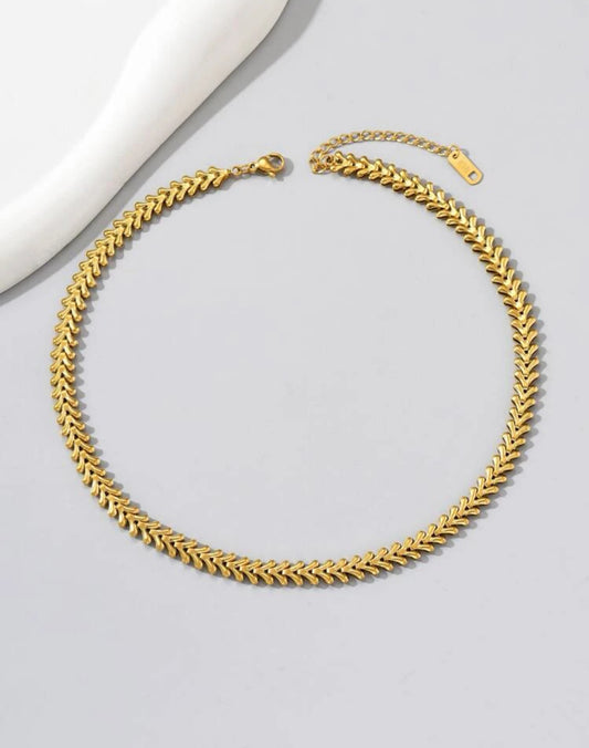Vintage 18K Gold Plated Choker – Timeless Fine Jewelry