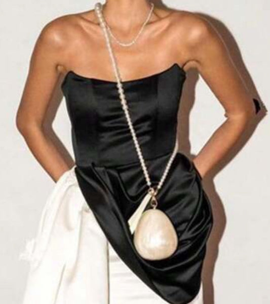 Pearl-Shaped Mini Crossbody Bag – Trendy & Elegant