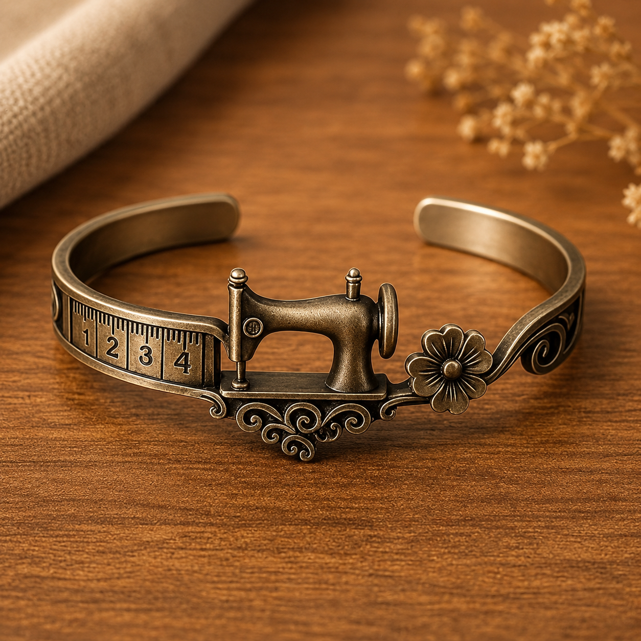 The Seamstress Charm Bangle