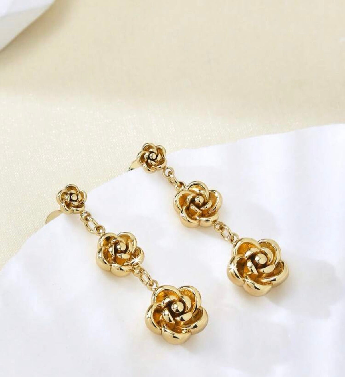 Rose Dangle Earrings
