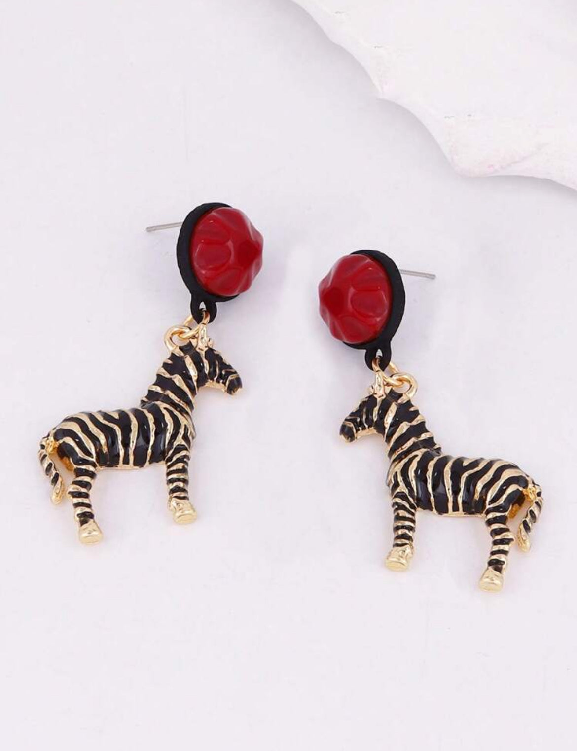 Boho Zebra Earrings