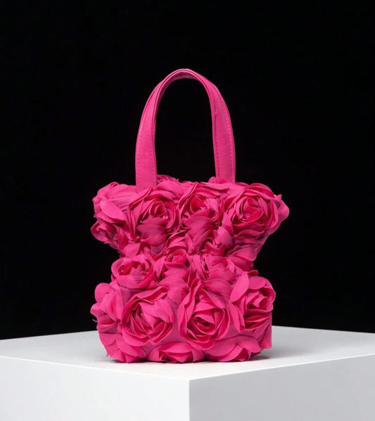 Rose Pedal Handbag – Unique Fashionable Purse