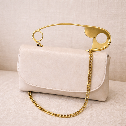 The Ivory Brooch Handbag