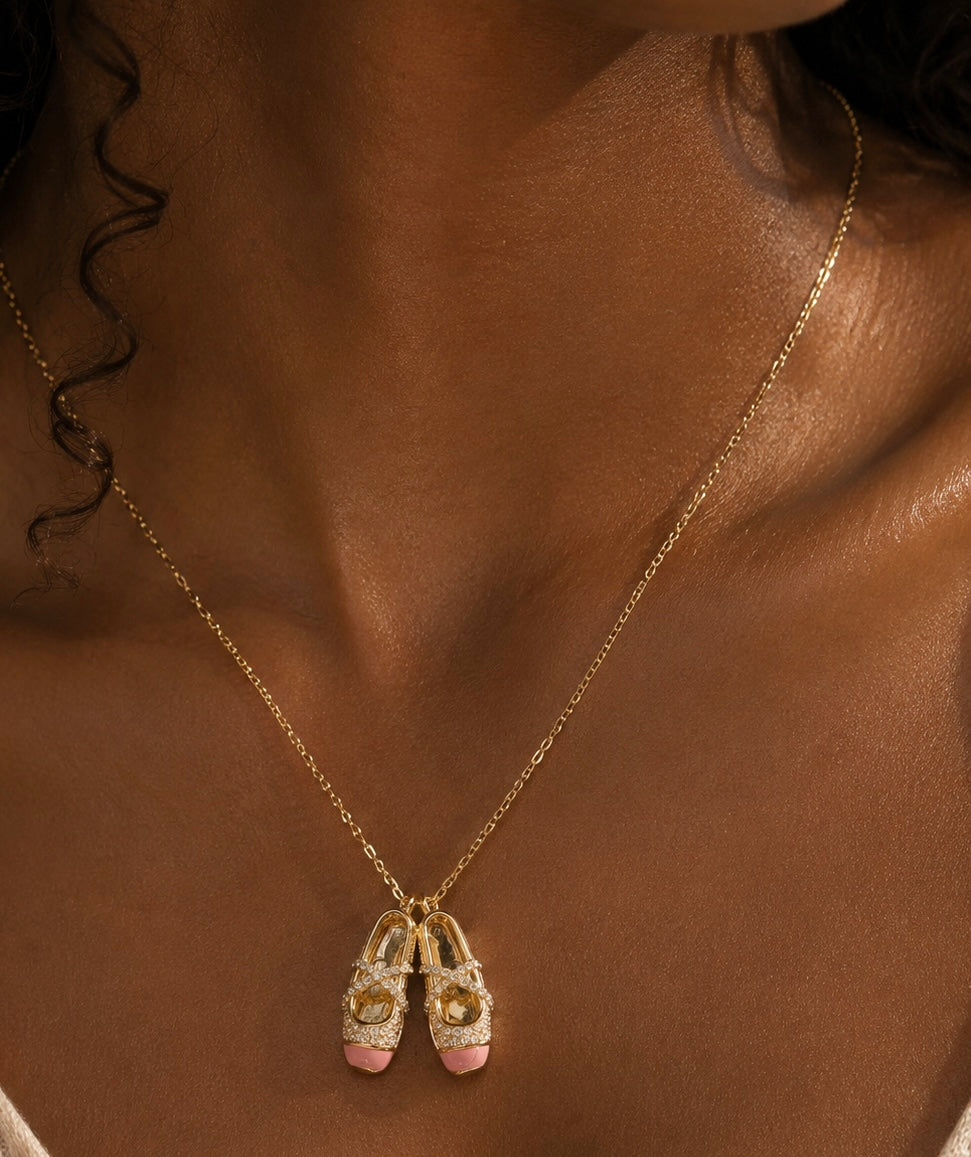 Ballerina Slipper Necklace