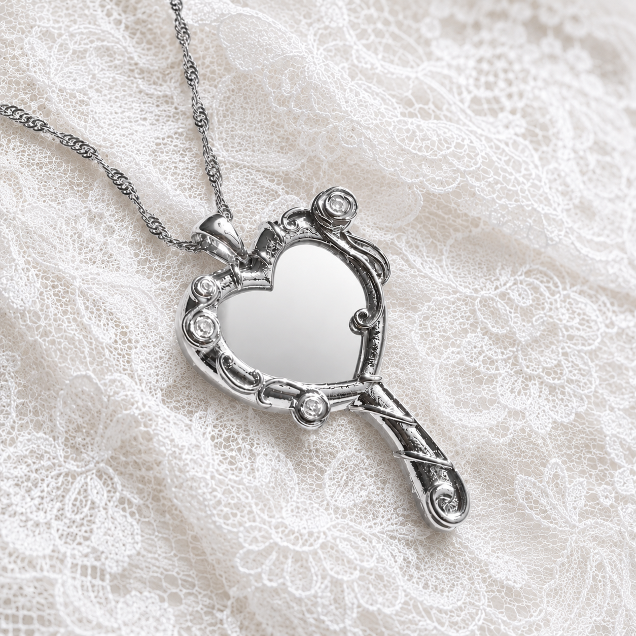 The Rosette Mirror Pendant