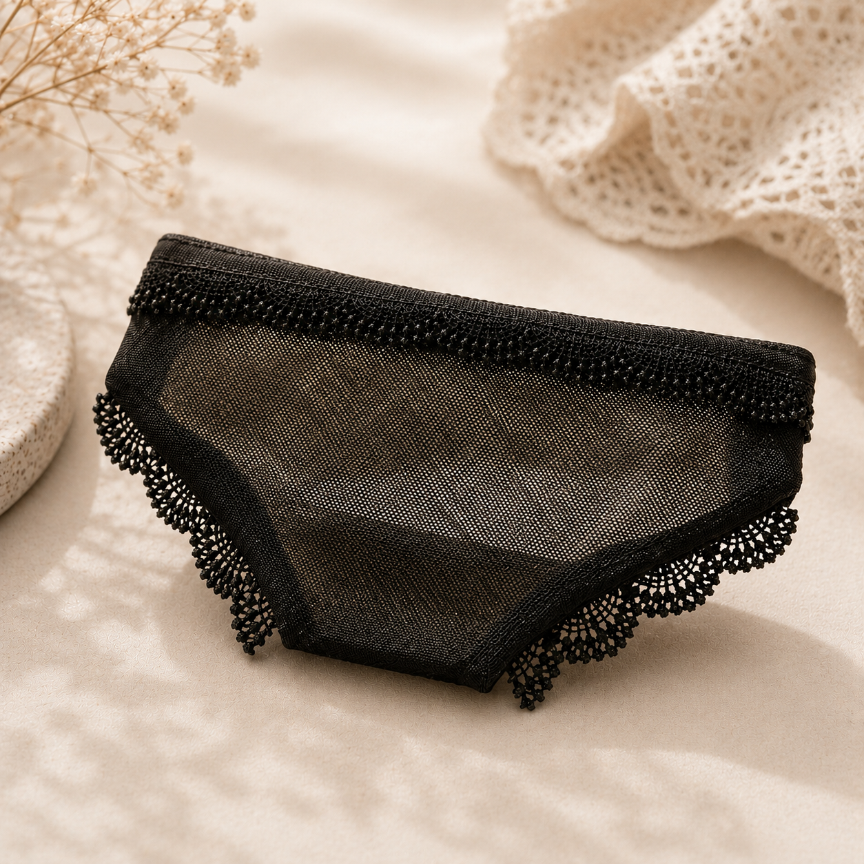 Lace Panty Beauty Pouch