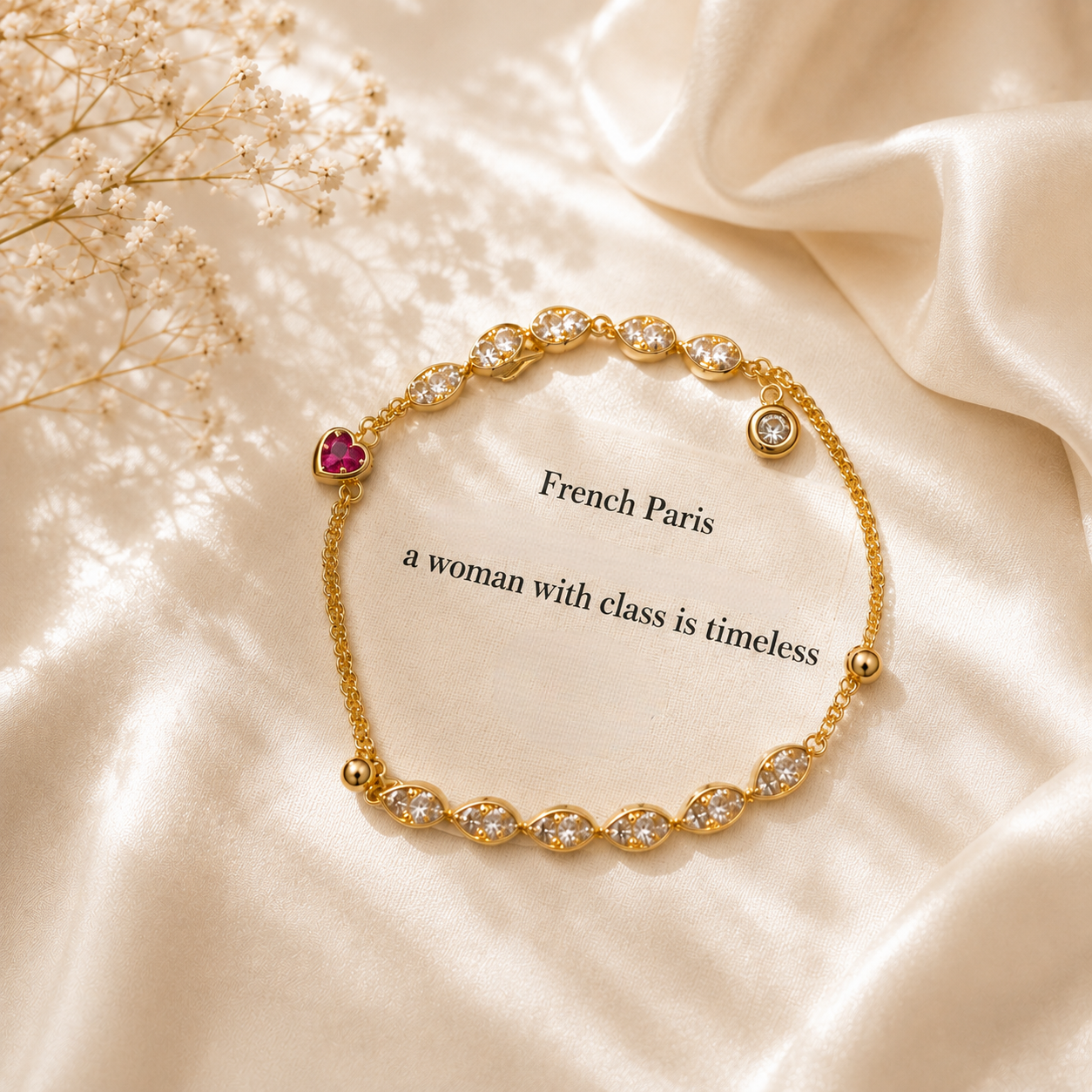 Amour Crystal Bracelet