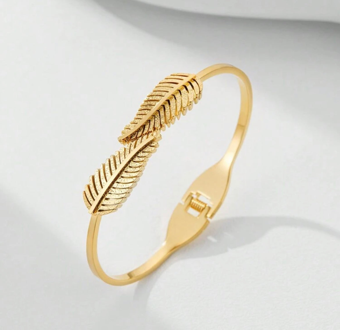 Gold Leaf Bangle