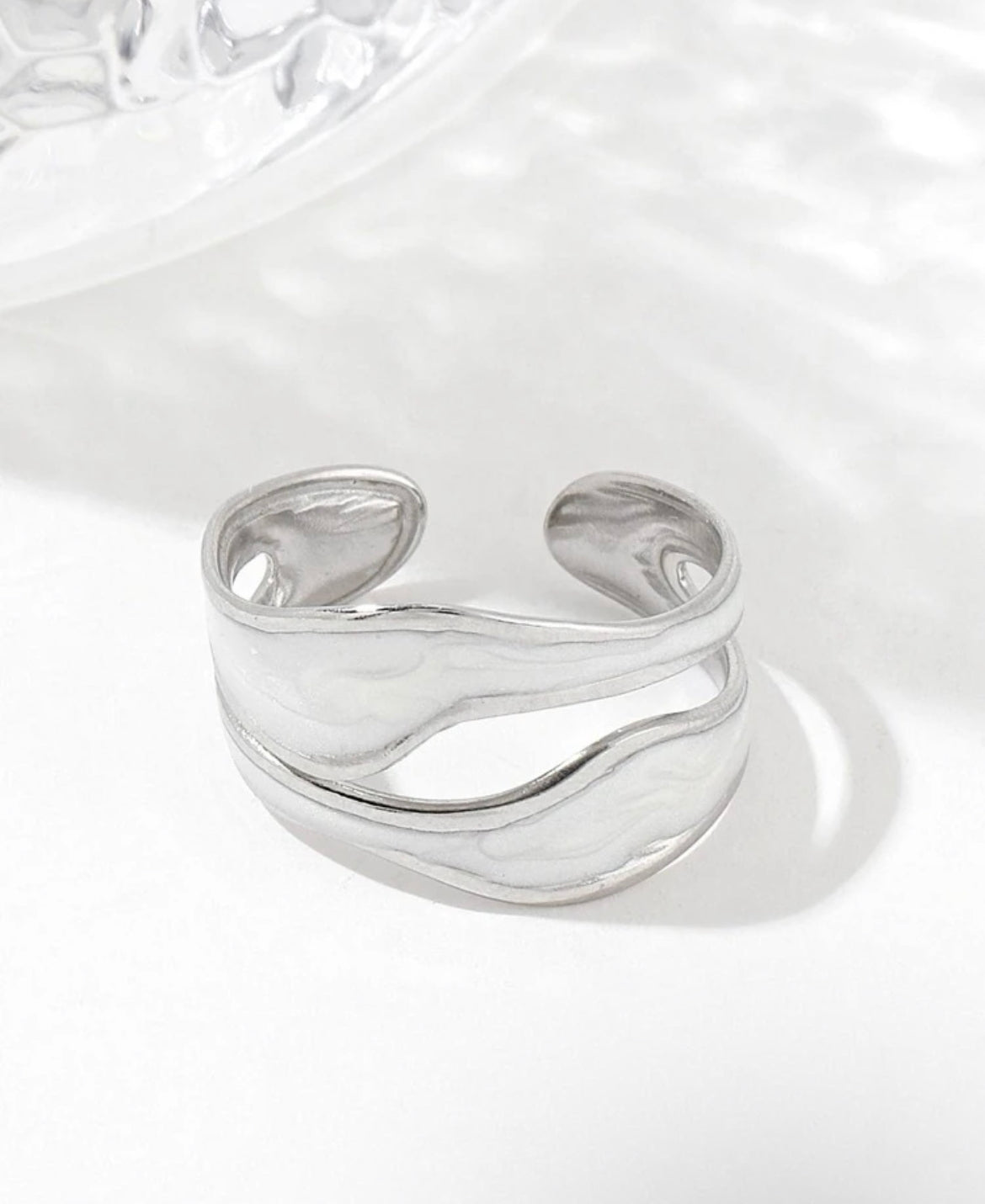 Shimmer Cuff Ring