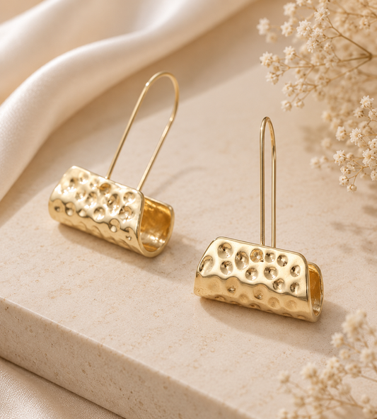 Handmade - Heritage Gold Earrings