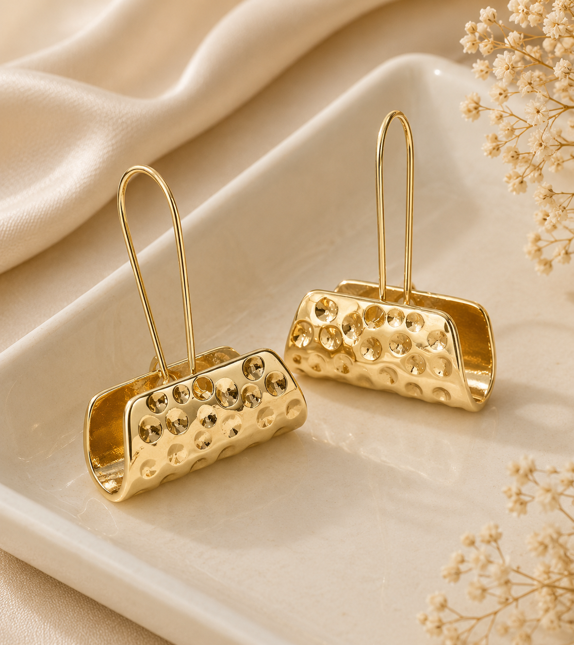 Handmade - Heritage Gold Earrings