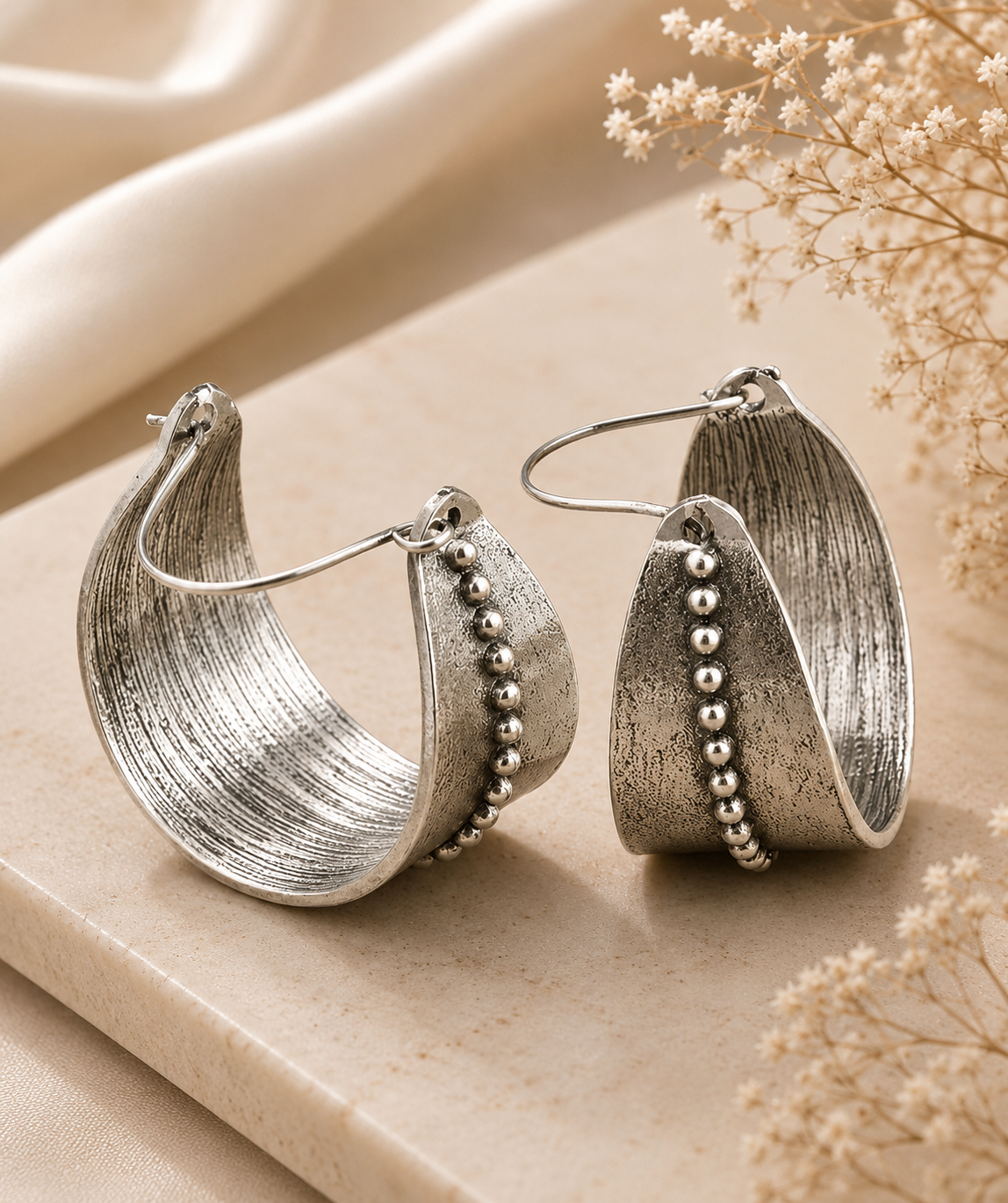 Antique Artisan Hoops