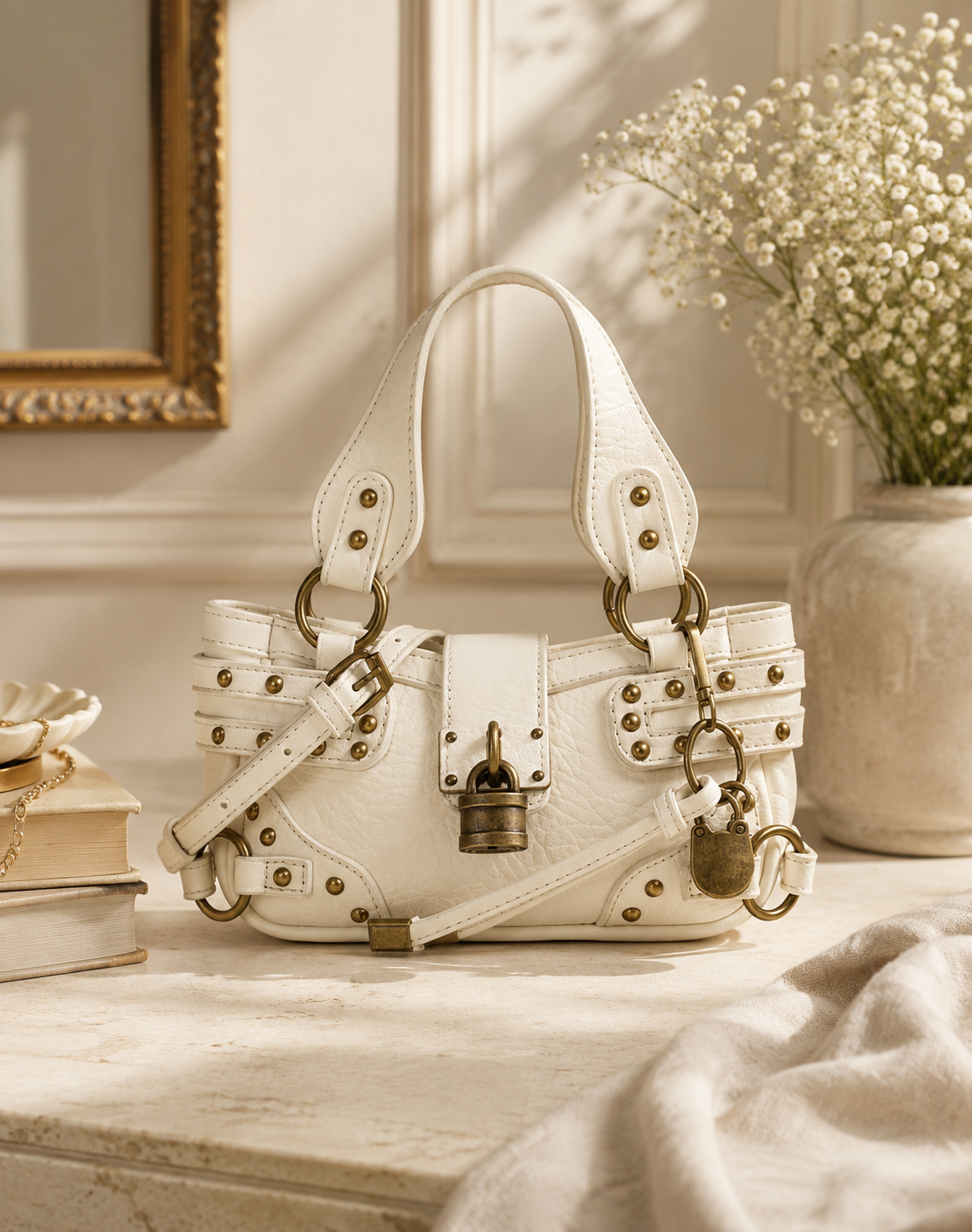 The Lock Satchel Handbag