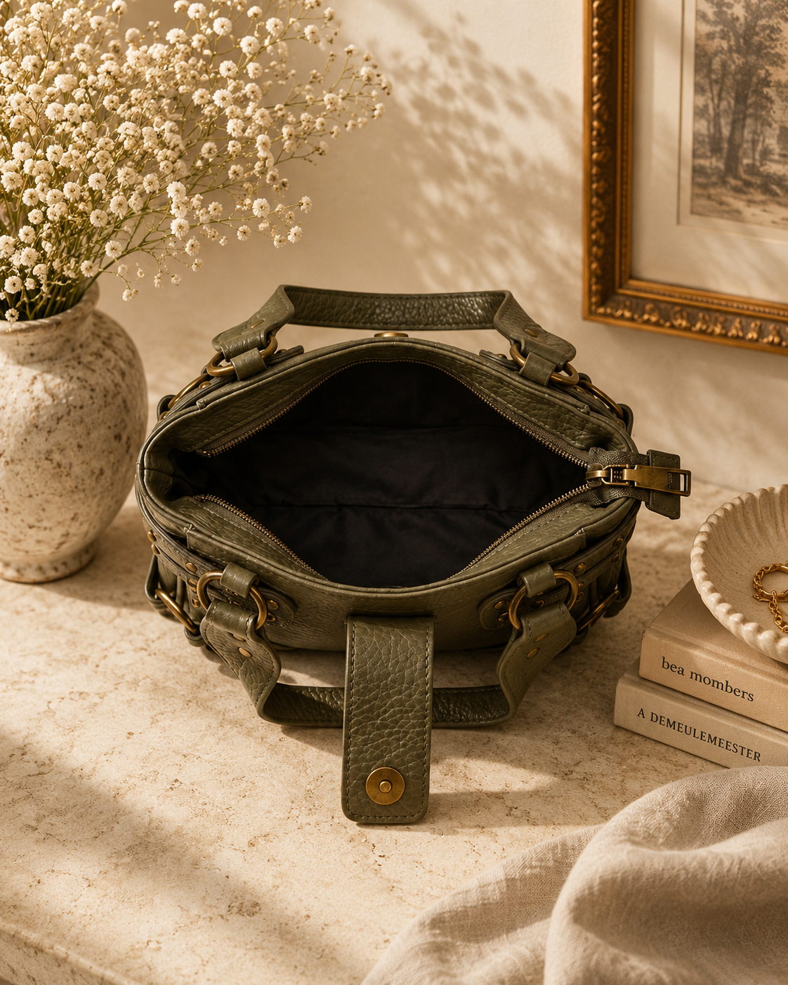 The Lock Satchel Handbag