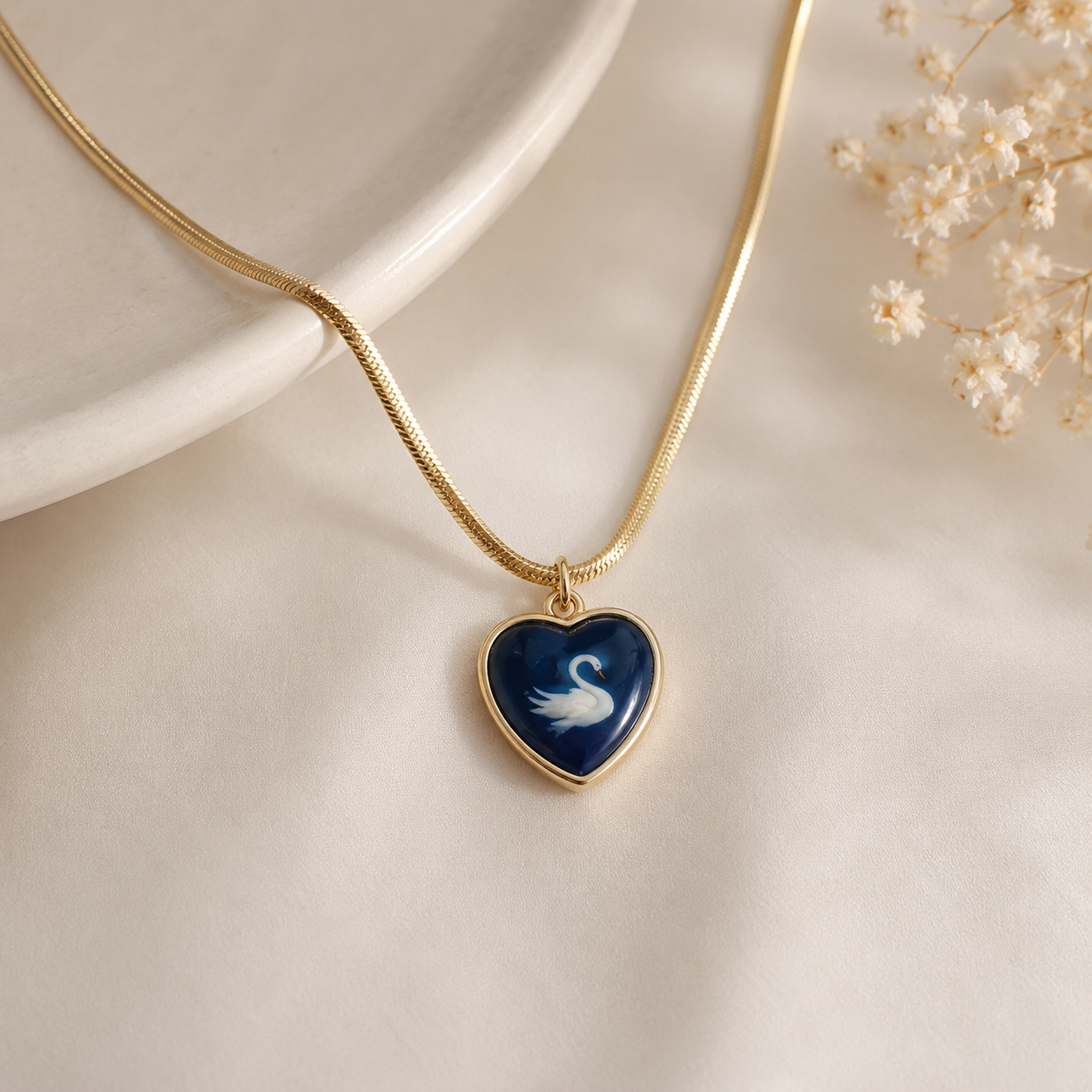The Golden Swan Necklace