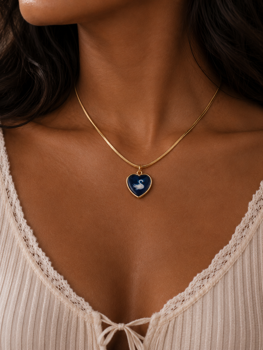 The Golden Swan Necklace