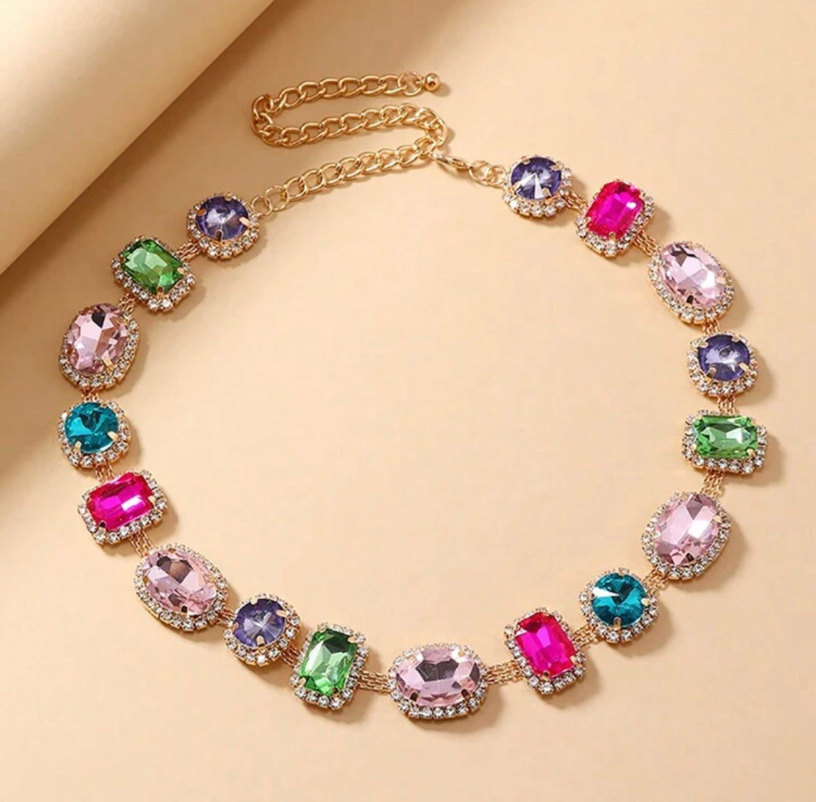 Rhinestone Choker