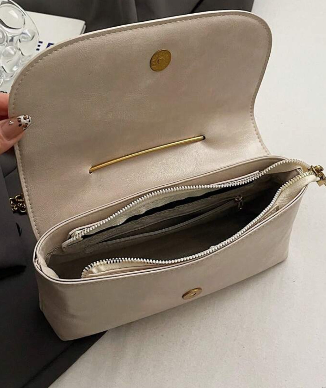 The Ivory Brooch Handbag