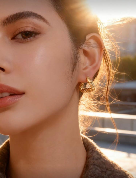 The Monika Triangle Braided Hoops