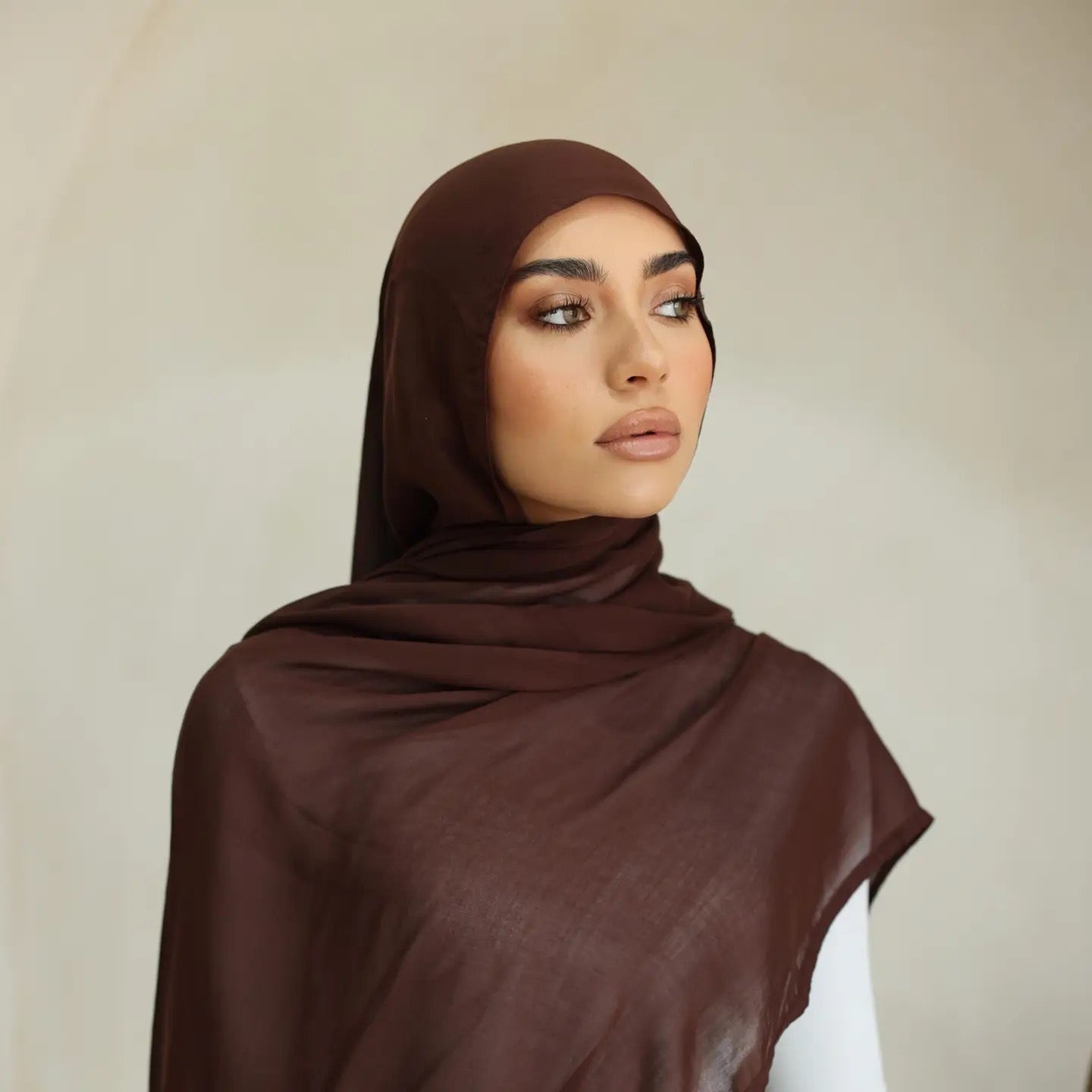 Luxe Cocoa Brown Hijab
